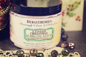 A Vintage Christmas Bubbling Scrub - Debaucherous Alchemy LLC