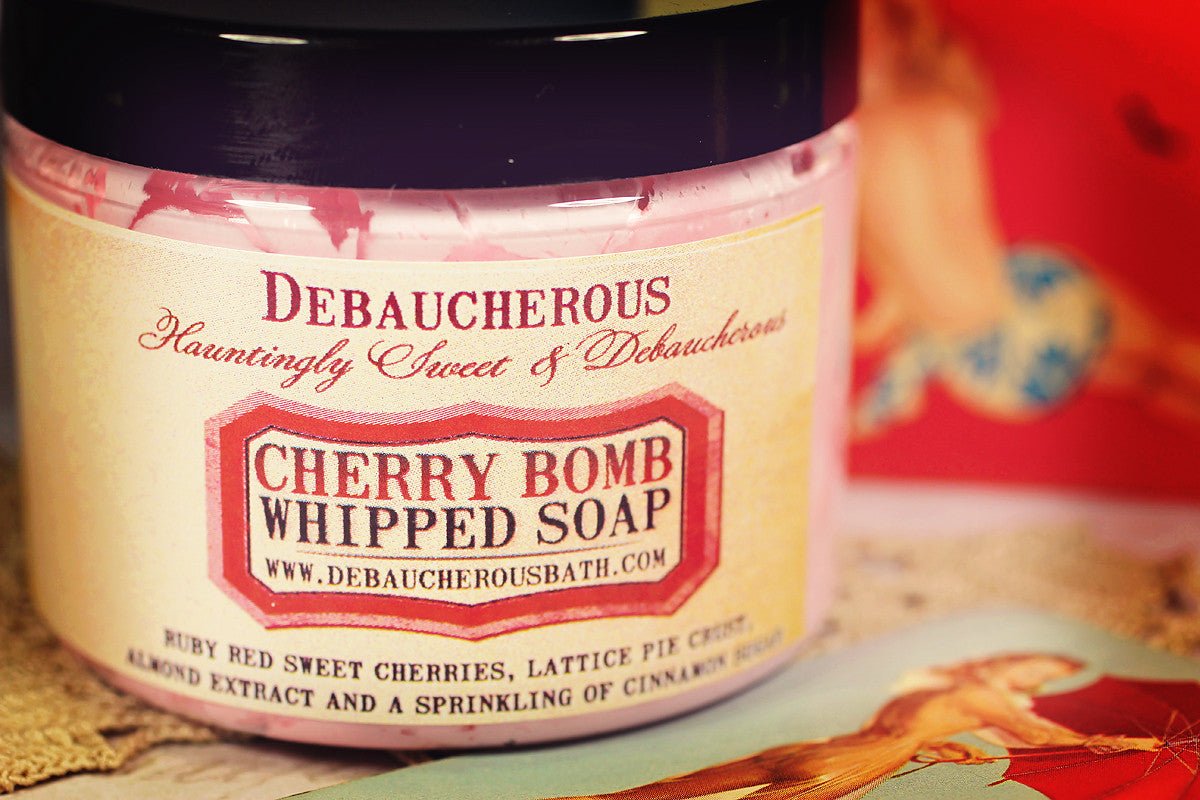 Cherry Bomb Whipped Soap - Debaucherous Alchemy