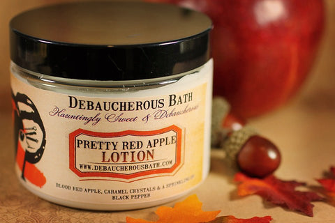 Pretty Red Apple Lotion - Debaucherous Alchemy LLC