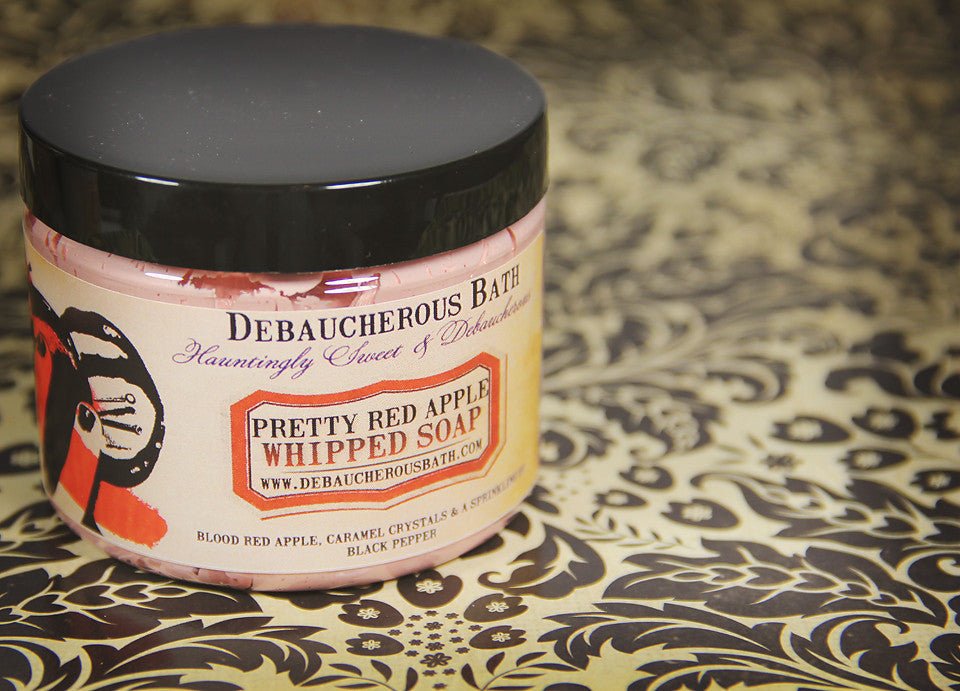 Pretty Red Apple Whipped Soap - Debaucherous Alchemy LLC