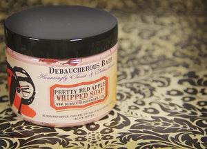 Pretty Red Apple Whipped Soap - Debaucherous Alchemy LLC