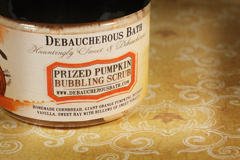 Prized Pumpkin Bubbling Scrub - Debaucherous Alchemy LLC