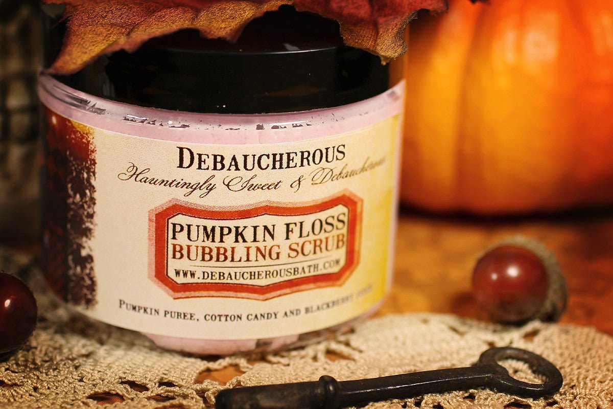 Pumpkin Floss Bubbling Scrub - Debaucherous Alchemy LLC