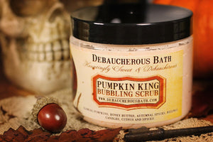 Pumpkin King Bubbling Scrub - Debaucherous Alchemy LLC