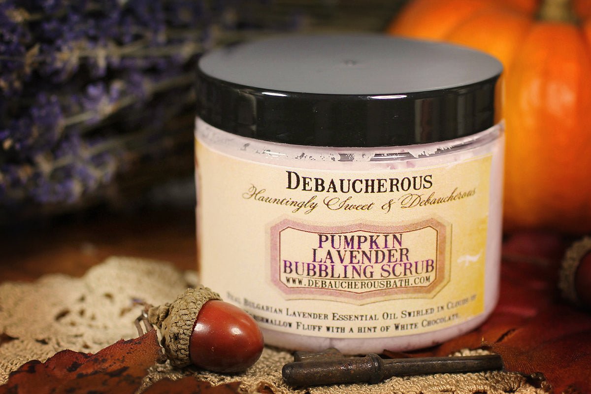 Pumpkin Lavender Bubbling Scrub - Debaucherous Alchemy LLC