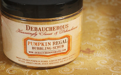 Pumpkin Regal Bubbling Scrub - Debaucherous Alchemy LLC