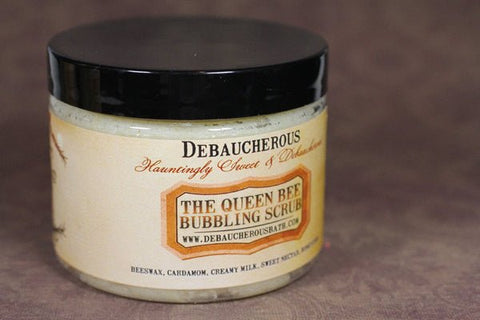 Queen Bee Bubbling Scrub - Debaucherous Alchemy