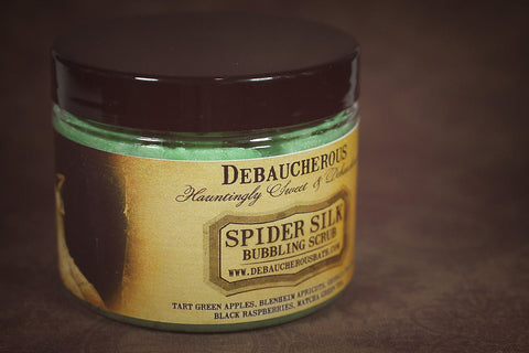 Spider Silk Bubbling Scrub - Debaucherous Alchemy LLC